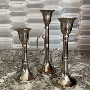 Set of 3 candle holders